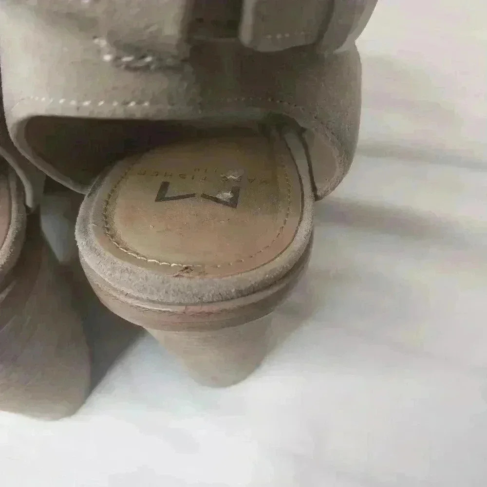 Marc Fisher, Suede Leather, Tan, Open Toe, Heeled… - image 8